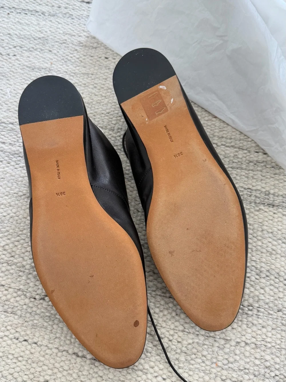 The Row Black Awar Oxford Shoes 38,5
